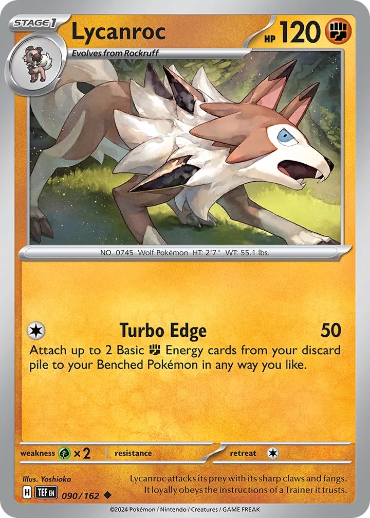 Lycanroc, Temporal Forces 090/162
