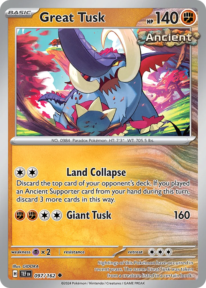 Great Tusk, Temporal Forces 097/162