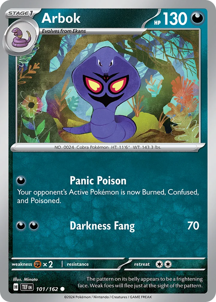 Arbok, Temporal Forces 101/162