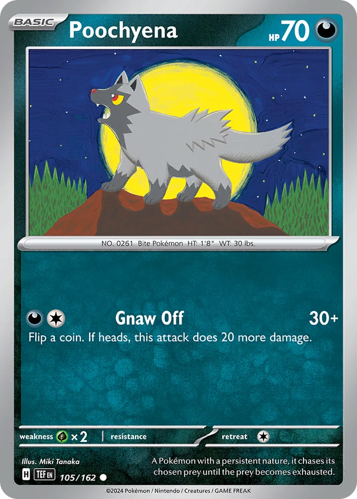Poochyena, Temporal Forces 105/162