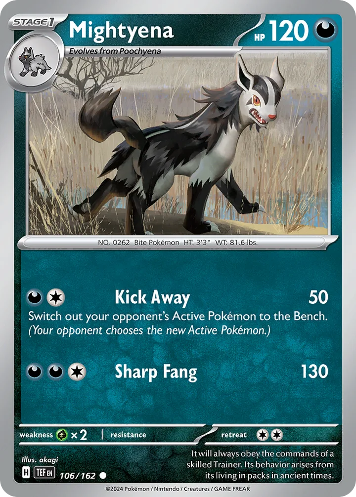 Mightyena, Temporal Forces 106/162