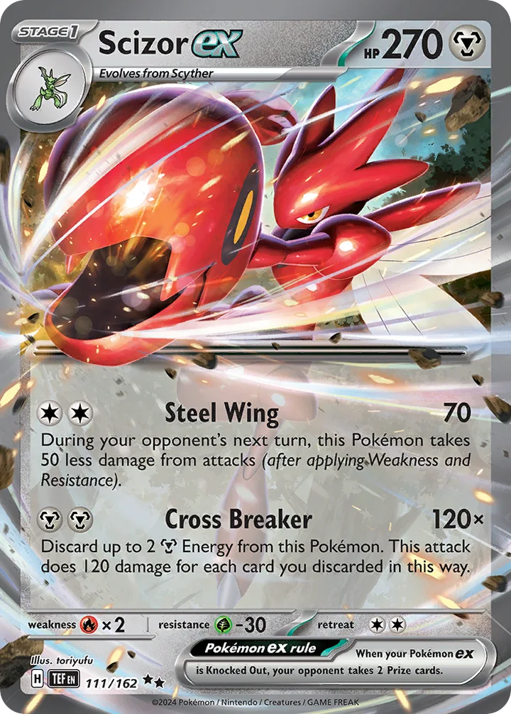 Scizor ex, Temporal Forces 111/162