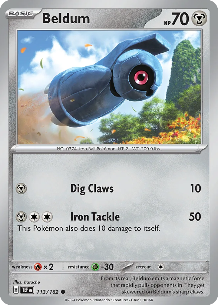 Beldum, Temporal Forces 113/162