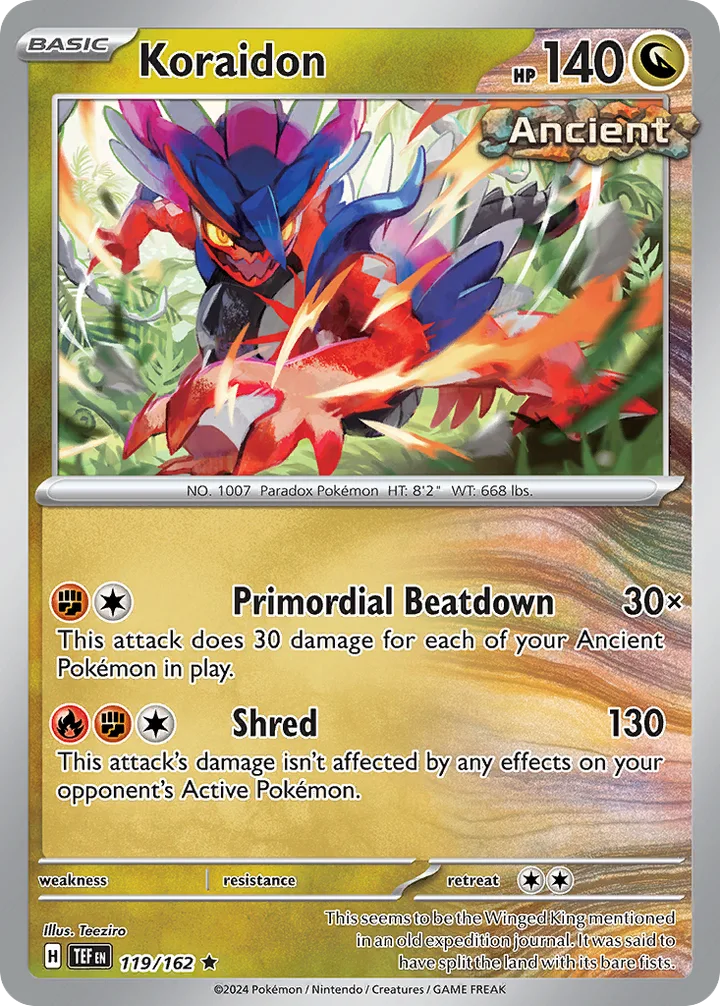 Koraidon, Temporal Forces 119/162