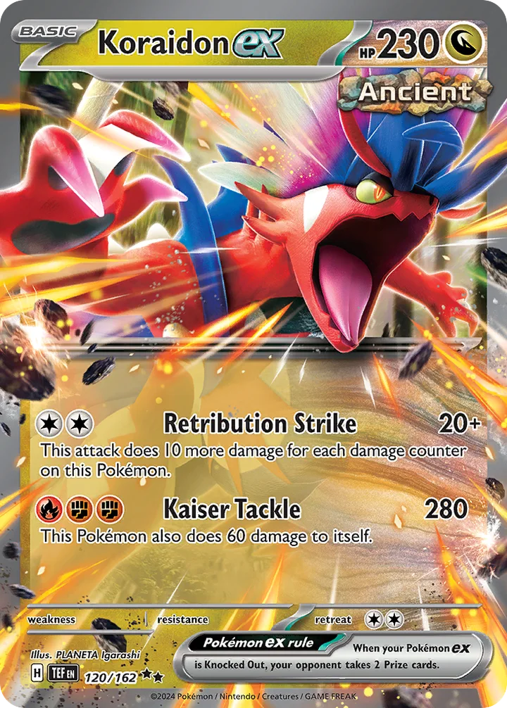 Koraidon ex, Temporal Forces 120/162