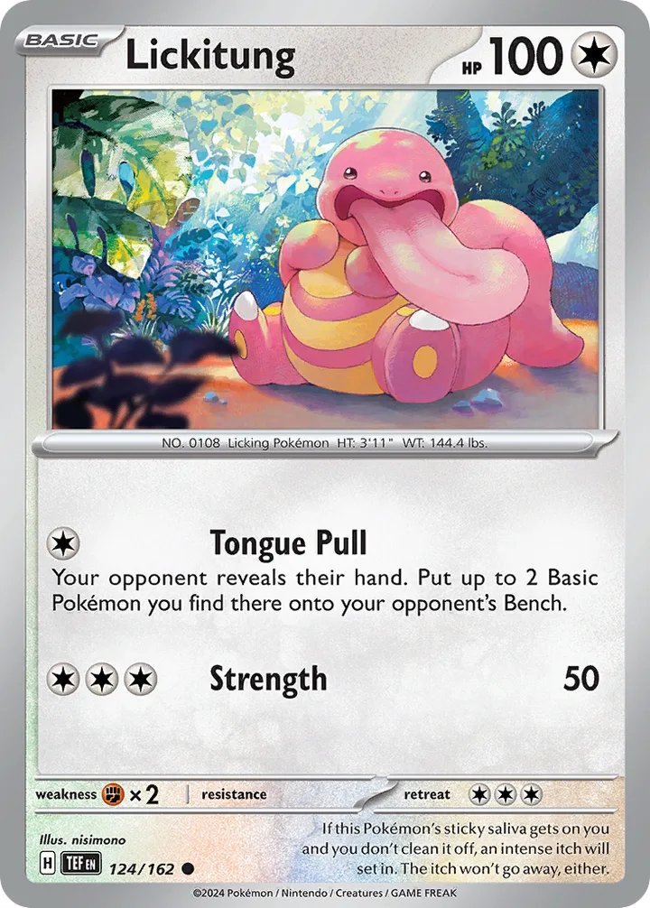 Lickitung, Temporal Forces 124/162