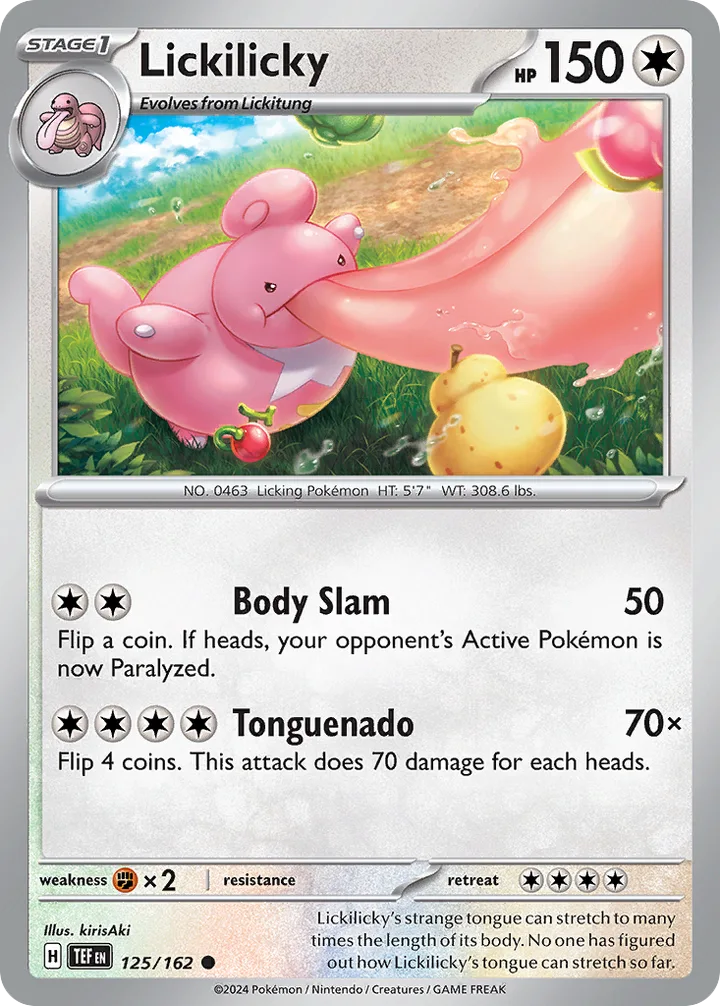 Lickilicky, Temporal Forces 125/162