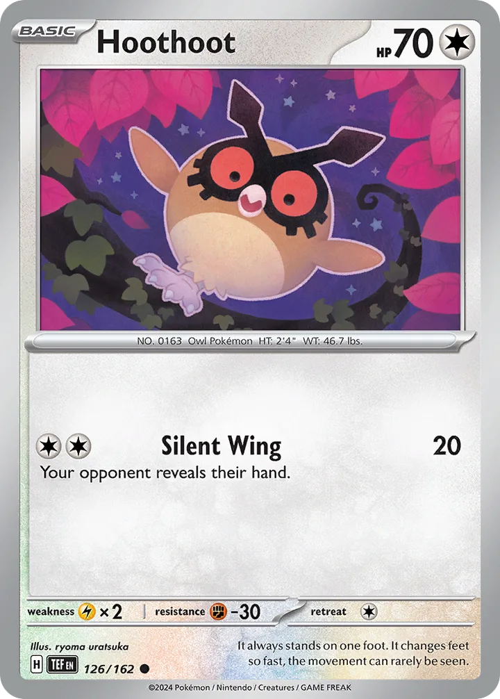 Hoothoot, Temporal Forces 126/162