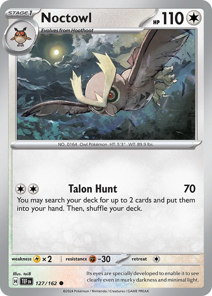 Noctowl, Temporal Forces 127/162
