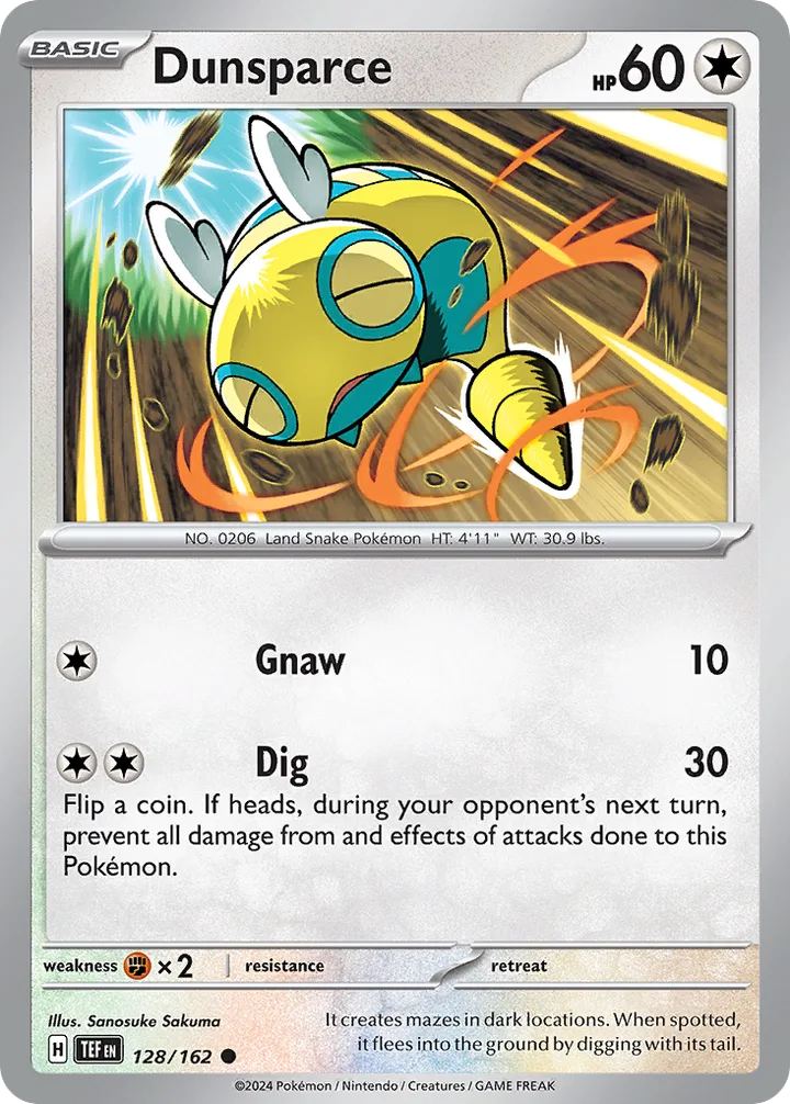 Dunsparce, Temporal Forces 128/162