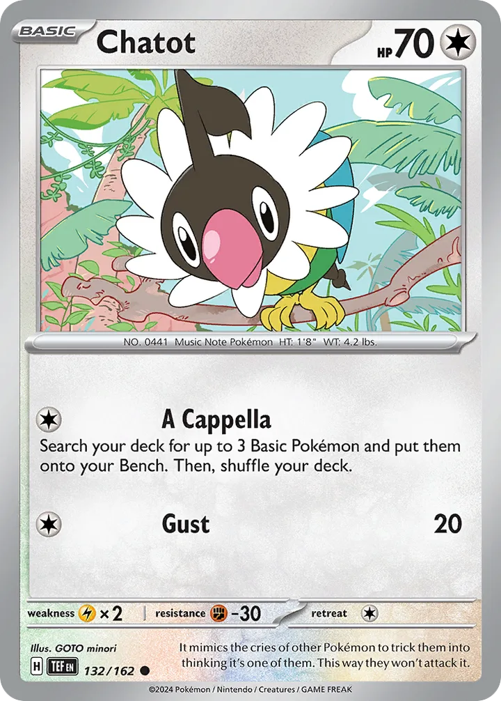 Chatot, Temporal Forces 132/162