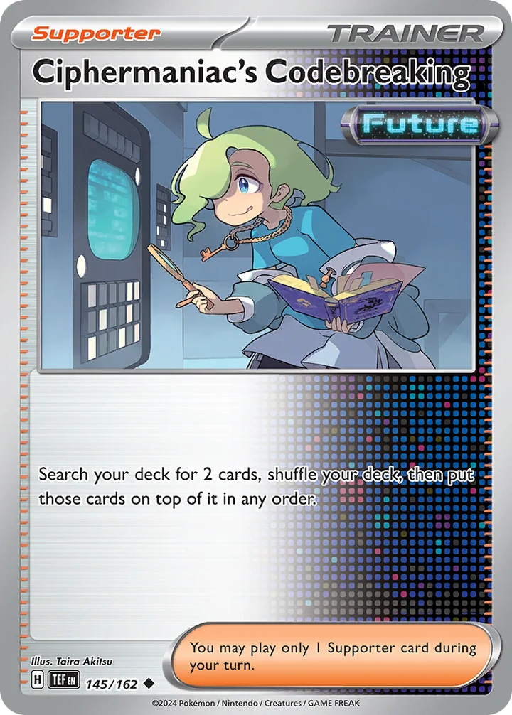 Ciphermaniac’s Codebreaking, Temporal Forces 145/162