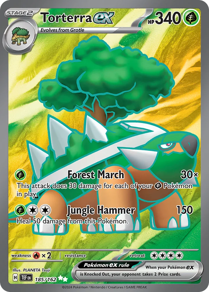Torterra ex, Temporal Forces 185/162