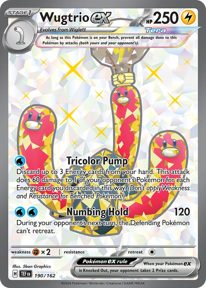 Wugtrio ex, Temporal Forces 190/162