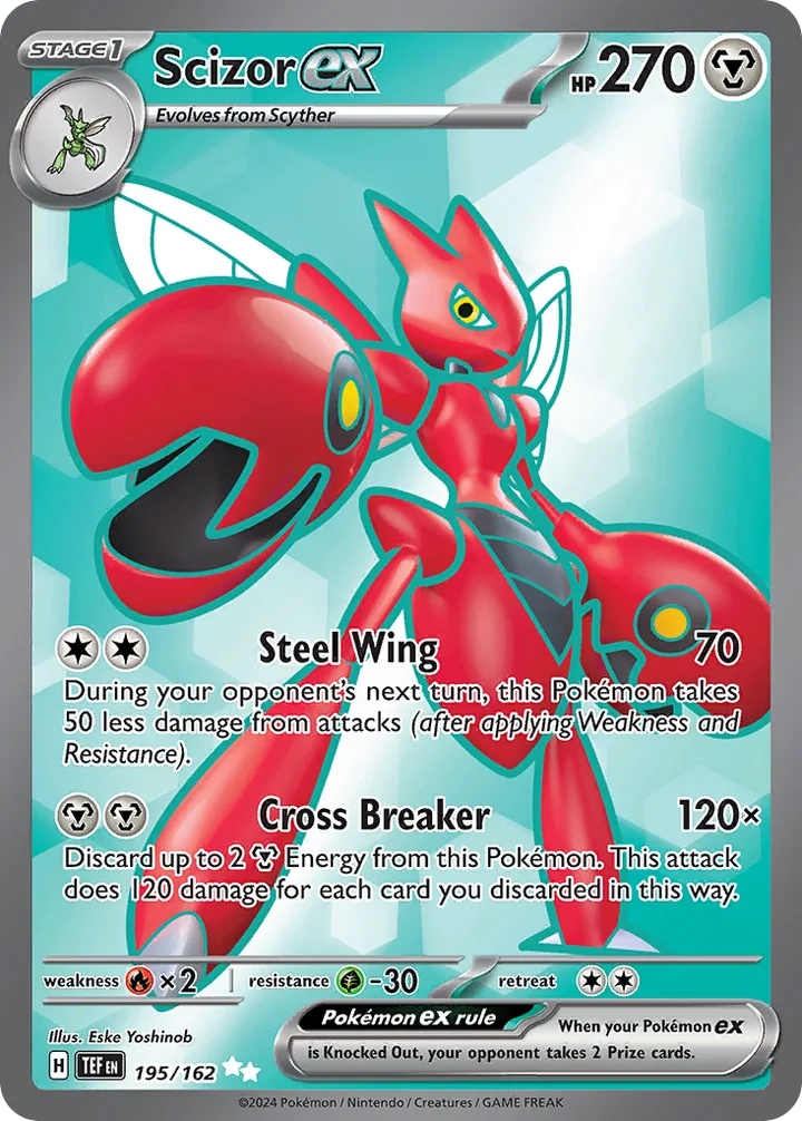 Scizor ex, Temporal Forces 195/162