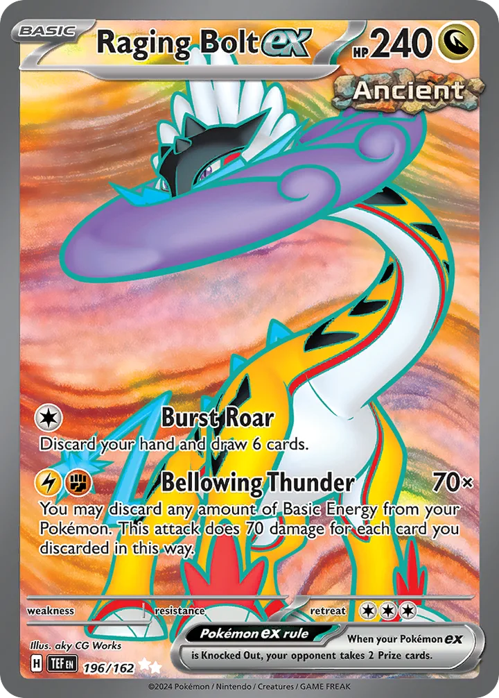 Raging Bolt ex, Temporal Forces 196/162