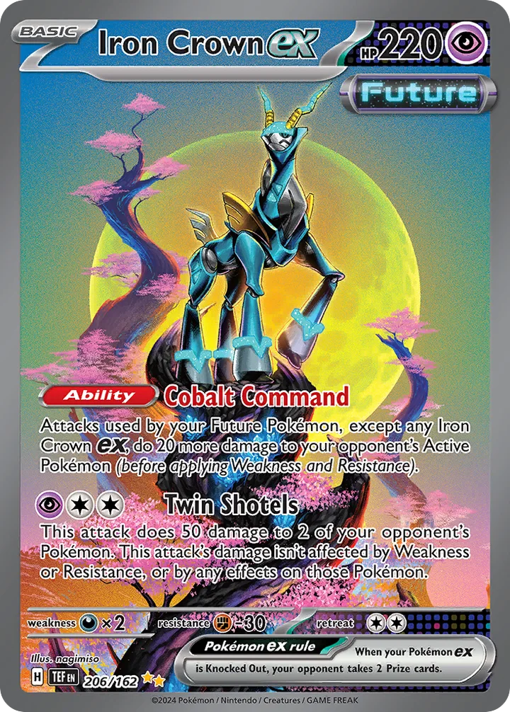Iron Crown ex, Temporal Forces 206/162