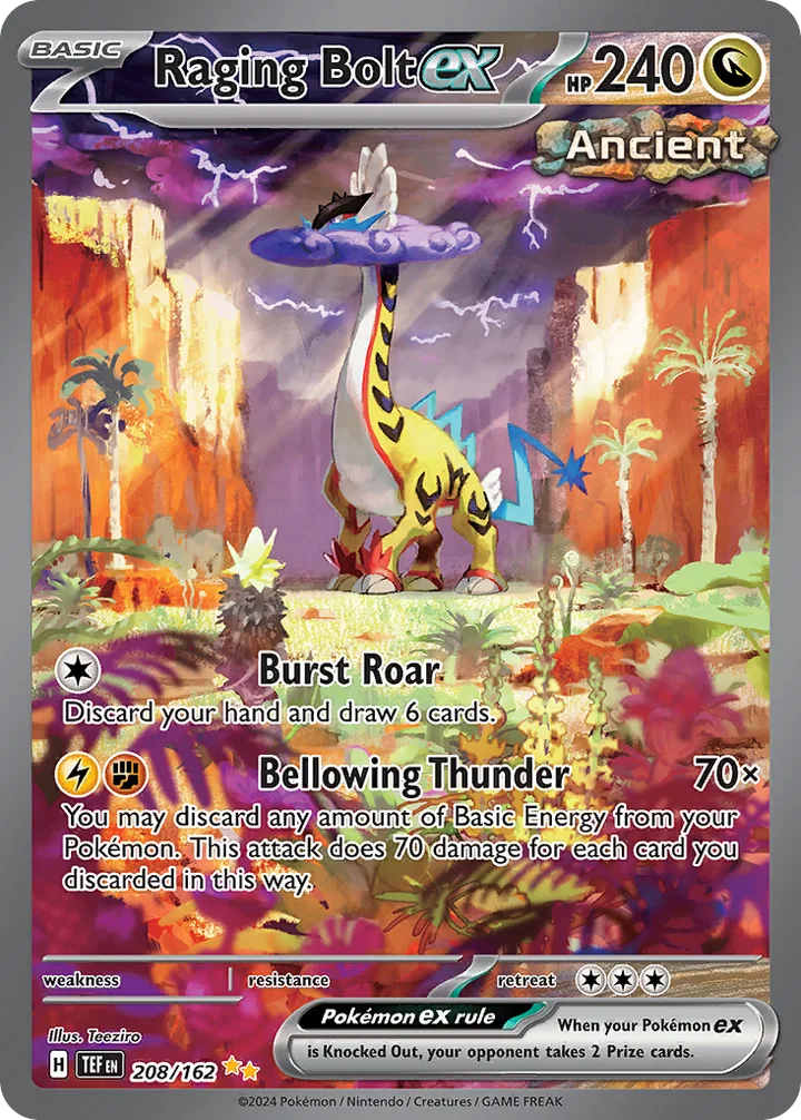 Raging Bolt ex, Temporal Forces 208/162