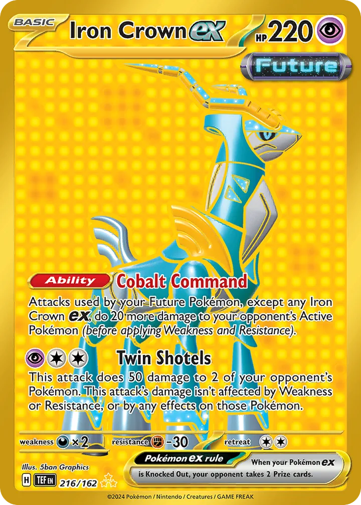 Iron Crown ex, Temporal Forces 216/162