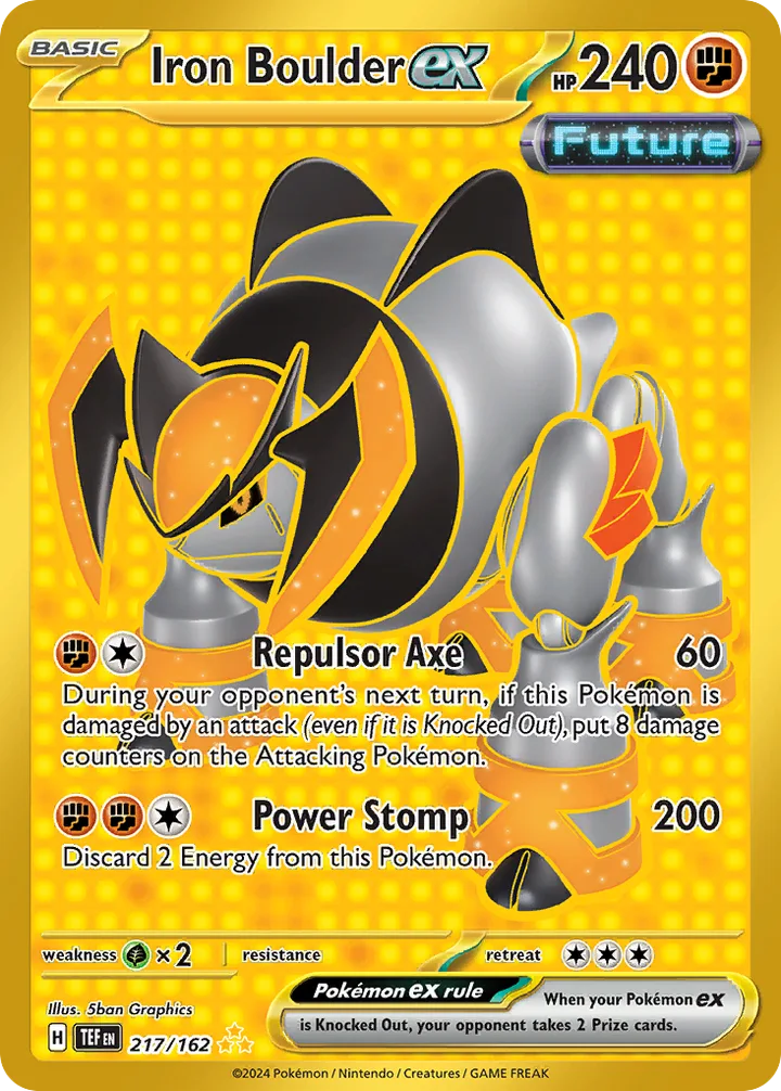 Iron Boulder ex, Temporal Forces 217/162