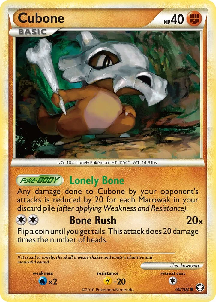 Cubone, Triumphant 60/102