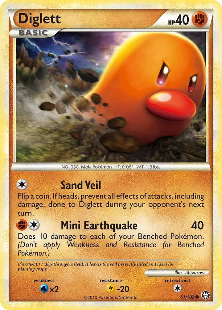 Diglett, Triumphant 61/102