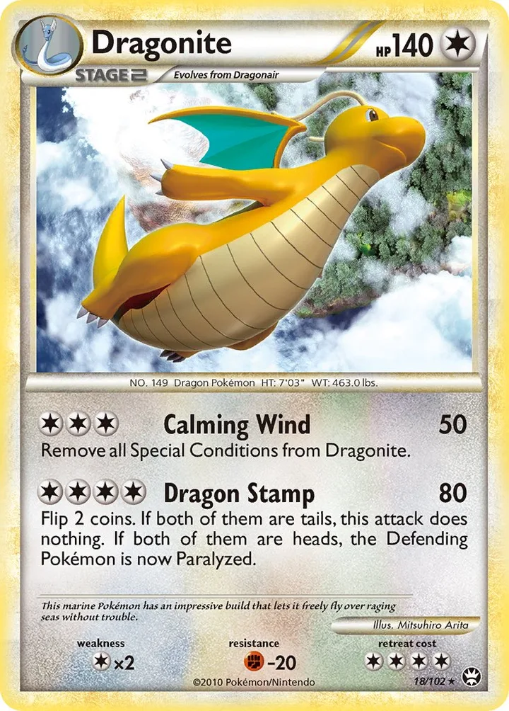 Dragonite, Triumphant 18/102