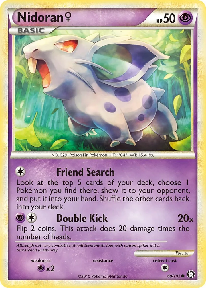 Nidoran Female, Triumphant 69/102