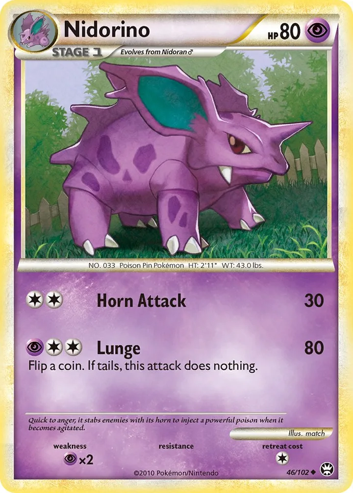 Nidorino, Triumphant 46/102
