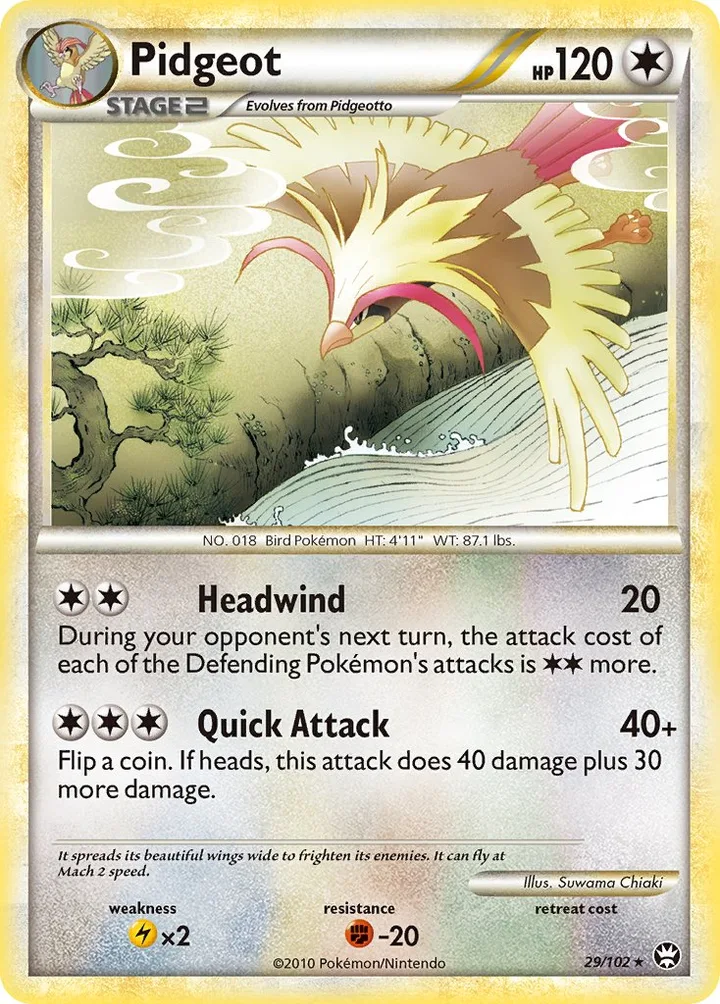 Pidgeot, Triumphant 29/102