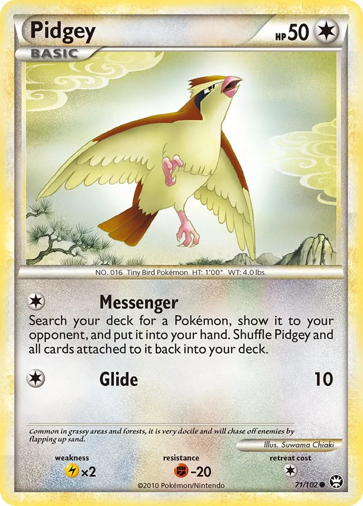 Pidgey, Triumphant 71/102
