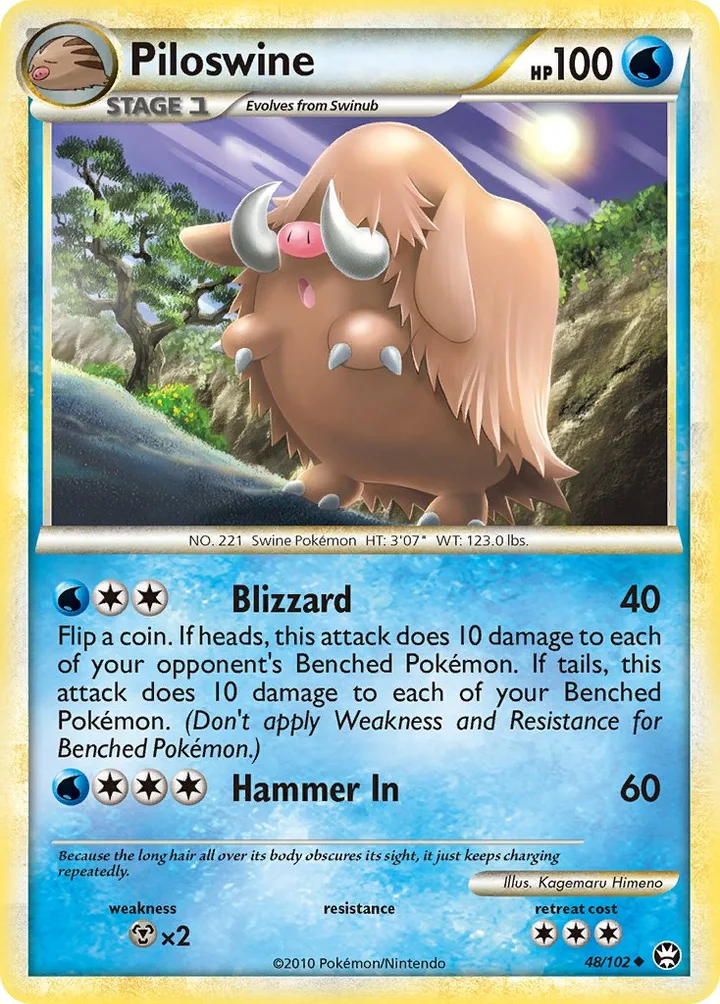 Piloswine, Triumphant 48/102