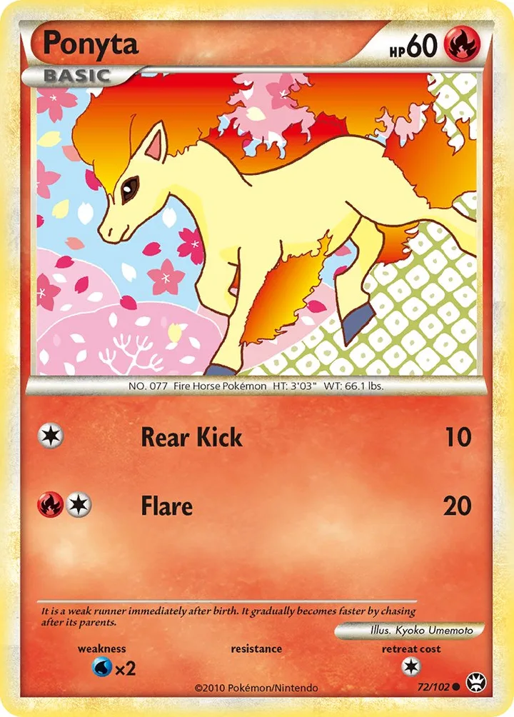 Ponyta, Triumphant 72/102