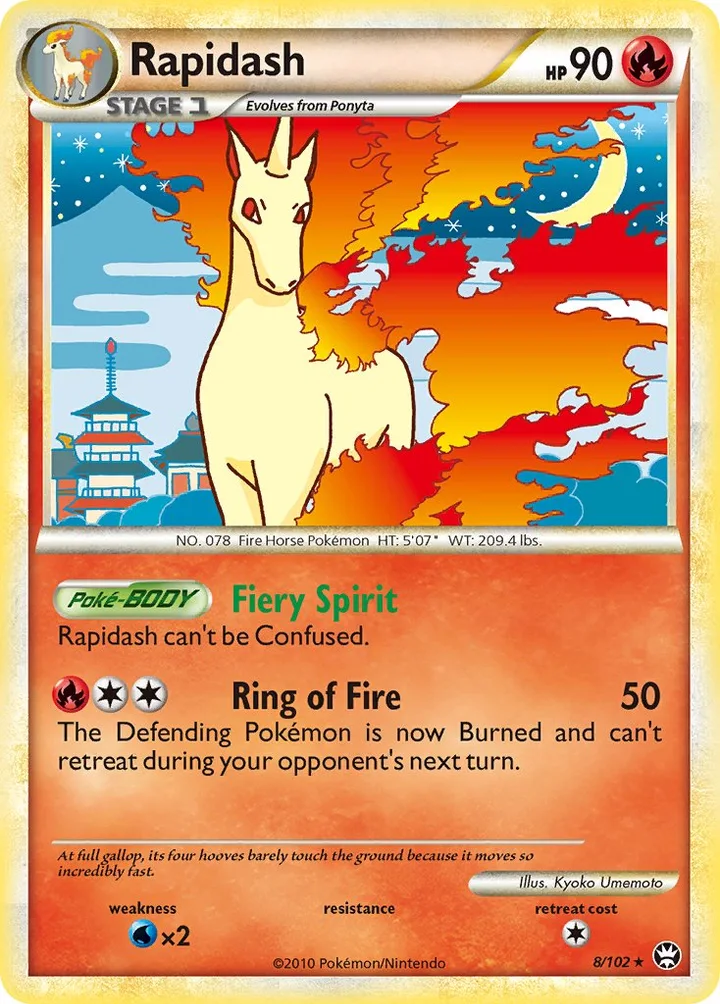 Rapidash, Triumphant 8/102