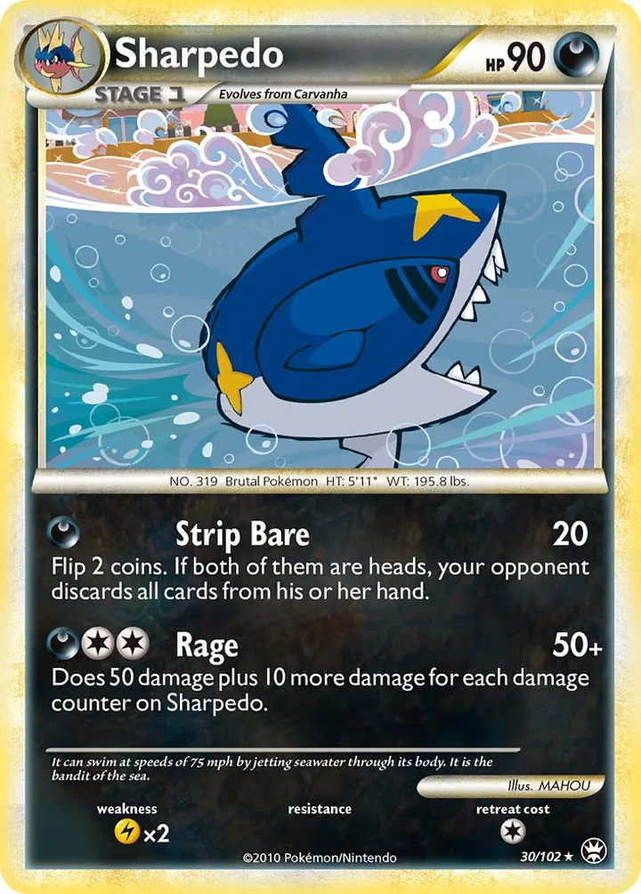 Sharpedo, Triumphant 30/102