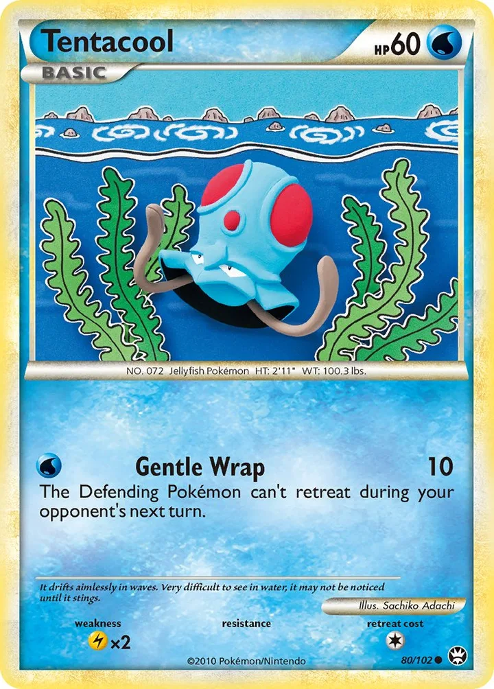 Tentacool, Triumphant 80/102