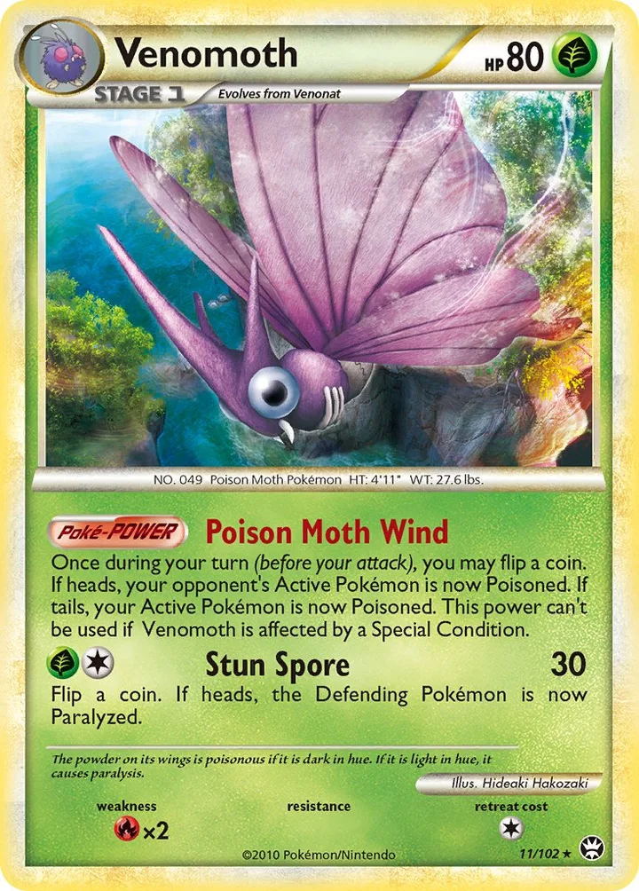 Venomoth, Triumphant 11/102