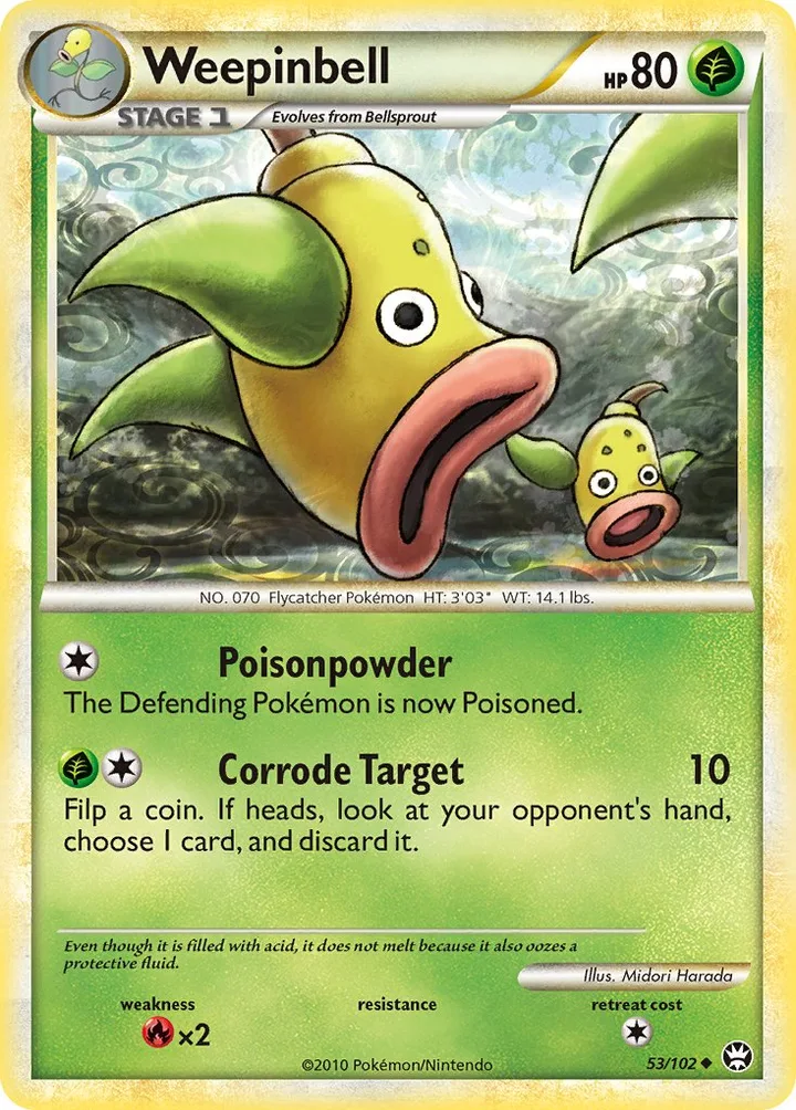 Weepinbell, Triumphant 53/102