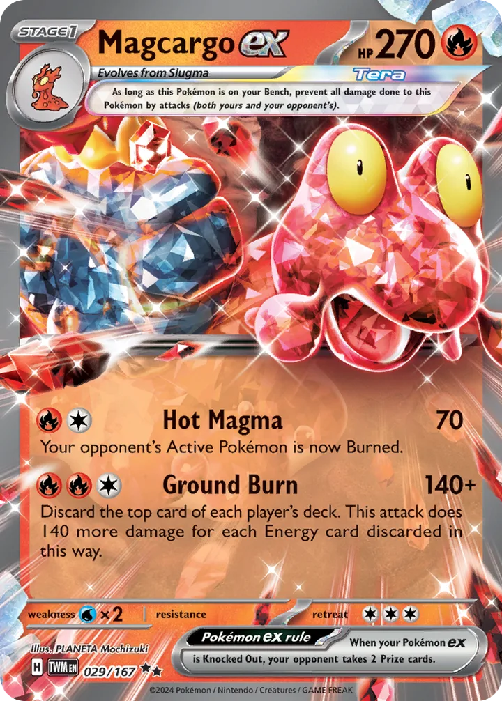 Magcargo ex, Twilight Masquerade 029/167