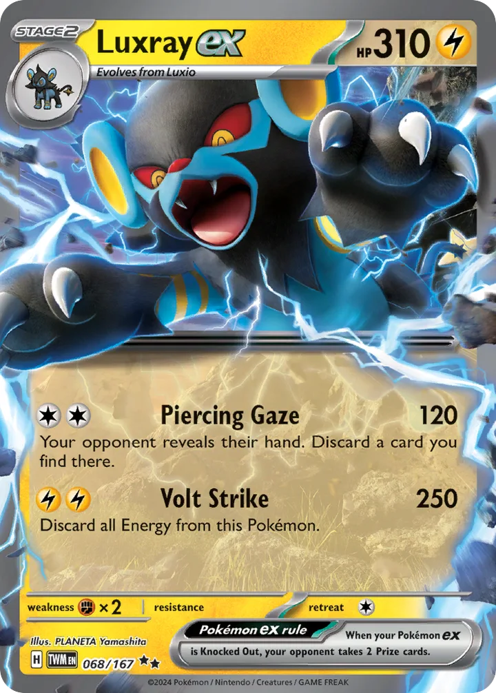 Luxray ex, Twilight Masquerade 068/167