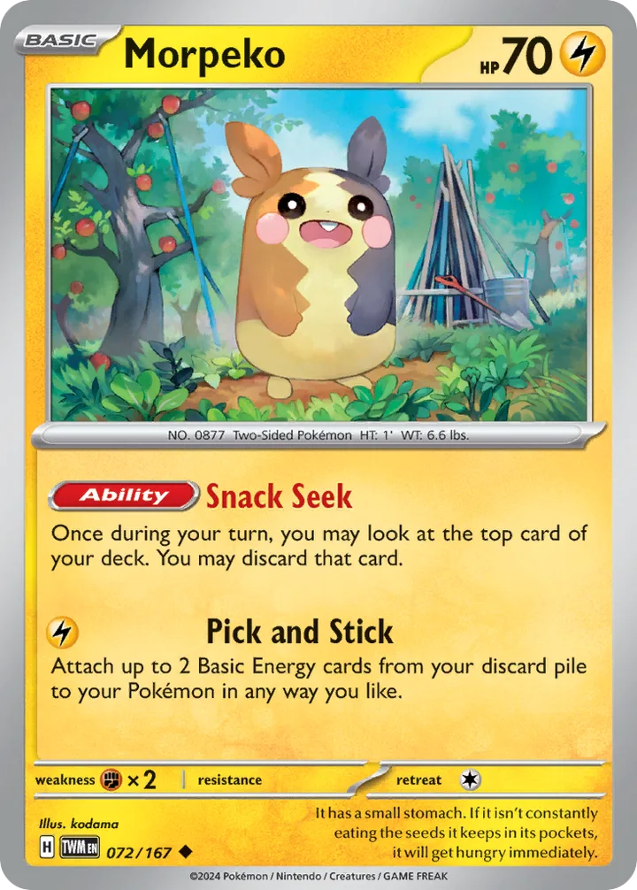 Morpeko, Twilight Masquerade 072/167