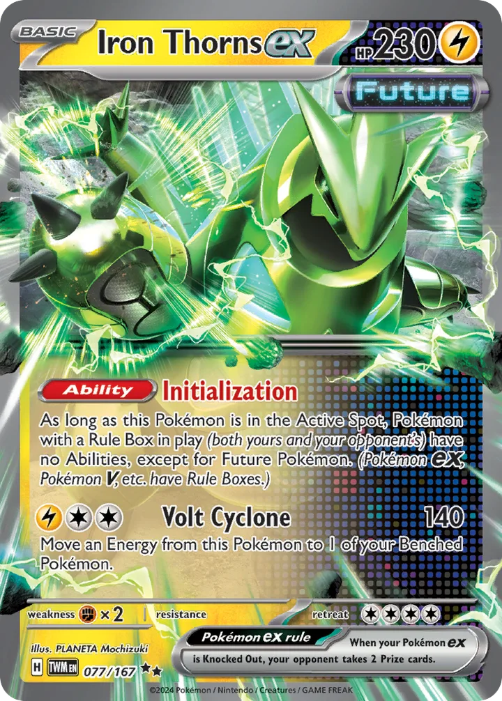 Iron Thorns ex, Twilight Masquerade 077/167