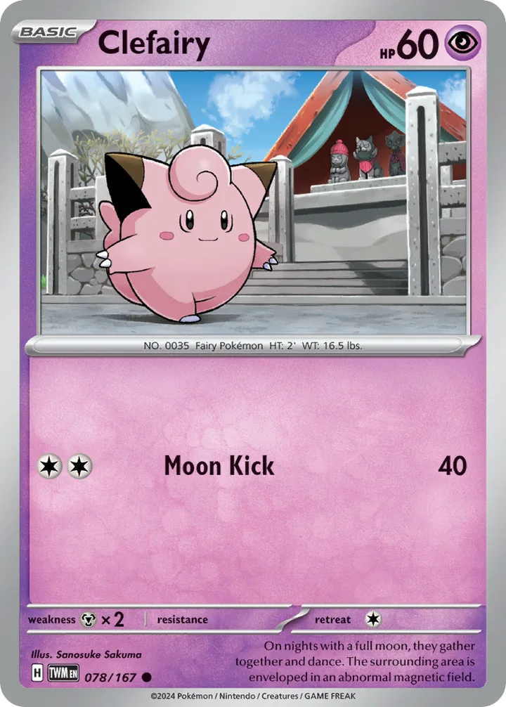 Clefairy, Twilight Masquerade 078/167