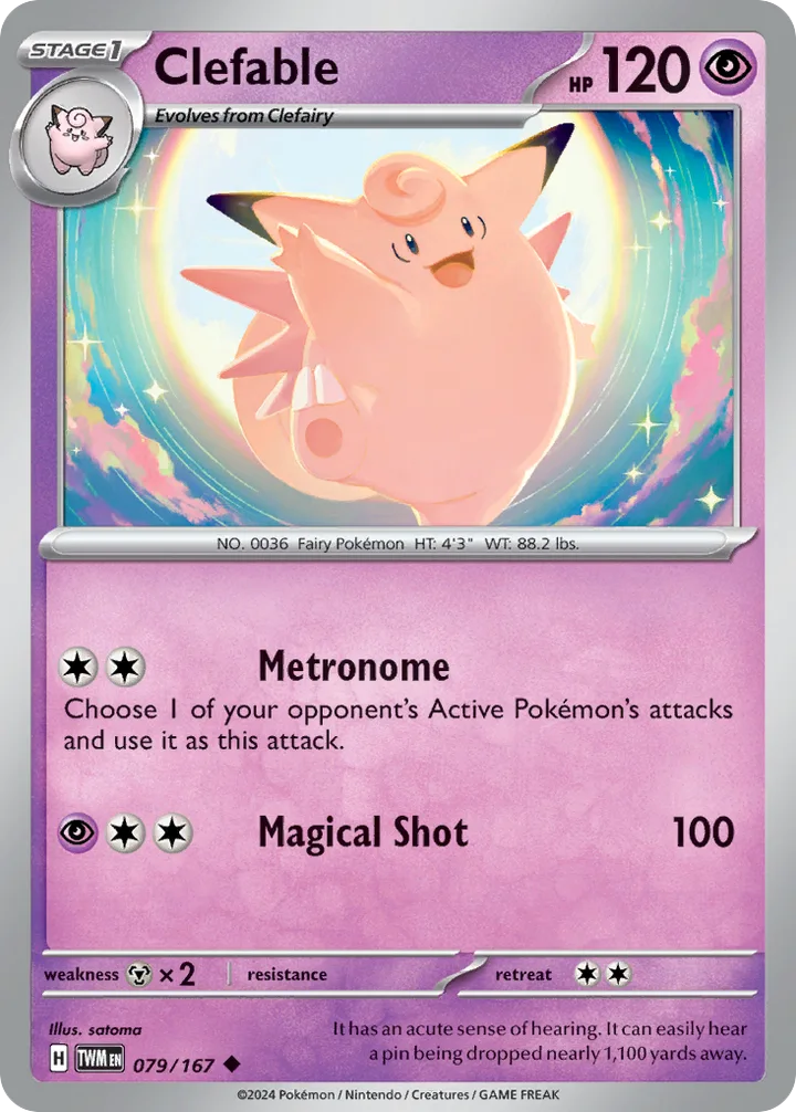 Clefable, Twilight Masquerade 079/167