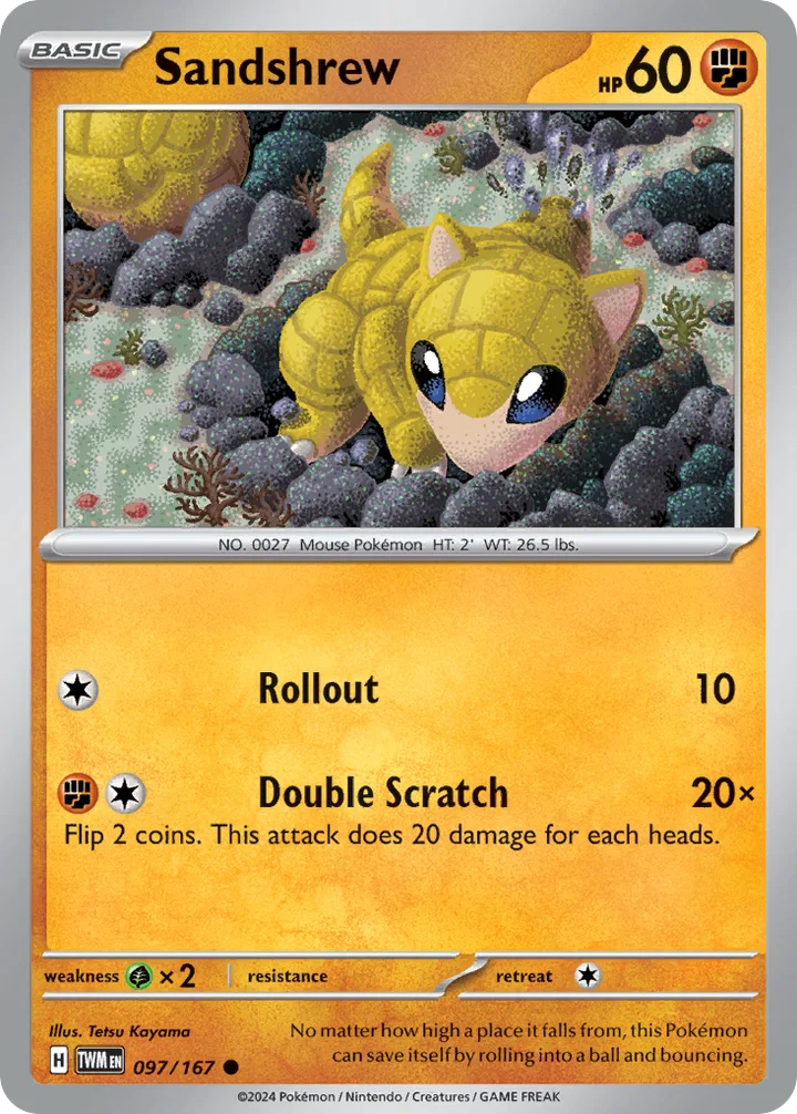 Sandshrew, Twilight Masquerade 097/167