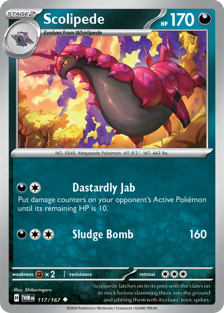 Scolipede, Twilight Masquerade 117/167