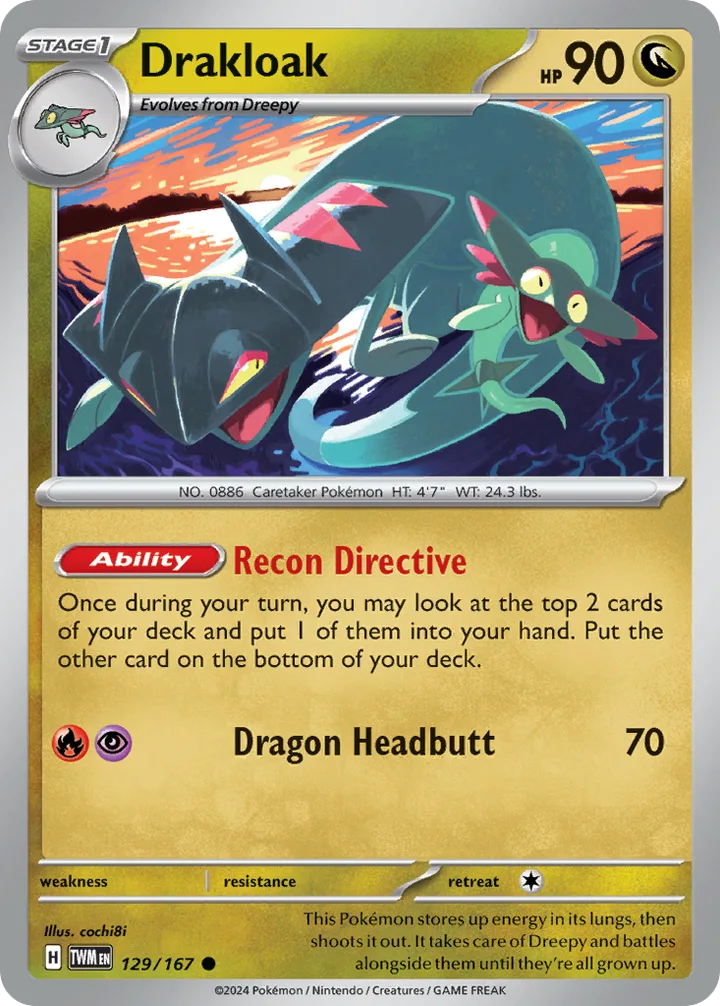 Drakloak, Twilight Masquerade 129/167