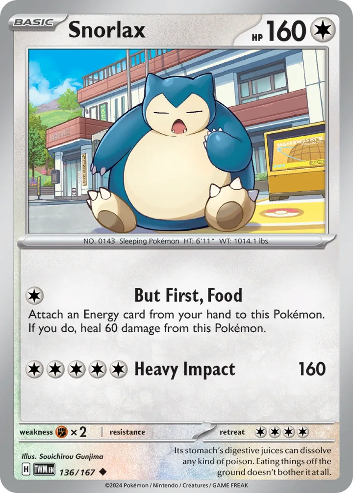 Snorlax, Twilight Masquerade 136/167