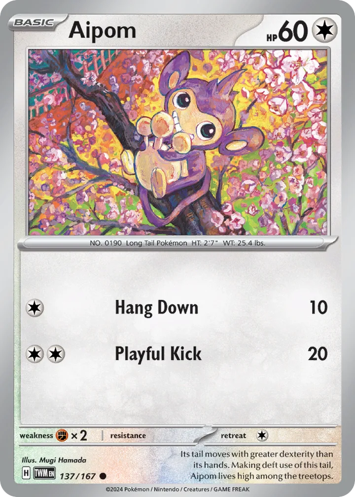 Aipom, Twilight Masquerade 137/167