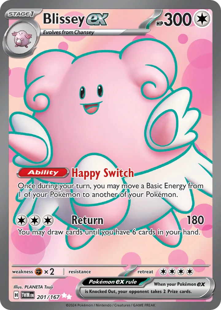 Blissey ex, Twilight Masquerade 201/167